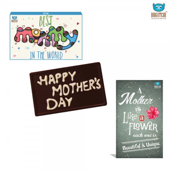 Happy Mother's Day - Handwritten Dark chocolate bar, 80g